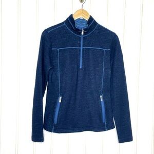 Overland Wool Pullover 1/4 Zip Sweater 797